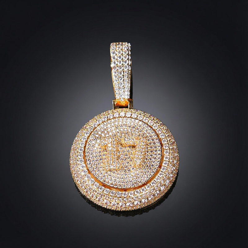 A-Z Custom Letters Rotatable Pendant