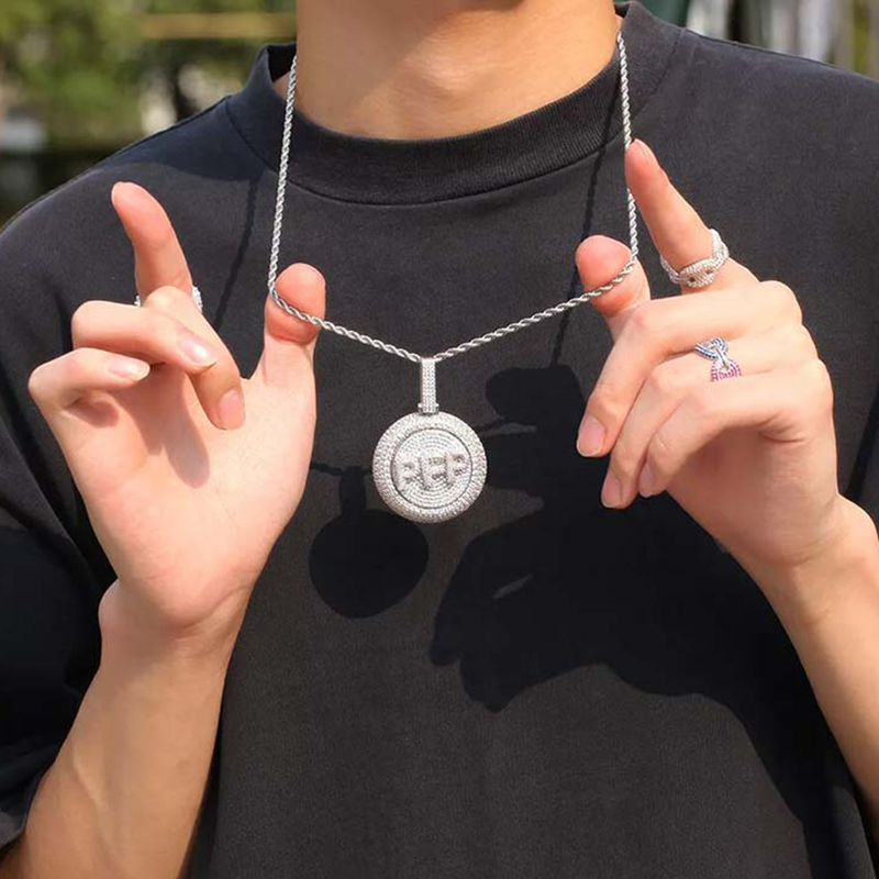 A-Z Custom Letters Rotatable Pendant