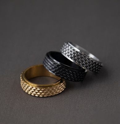 Dragon Scale Rotatable Ring