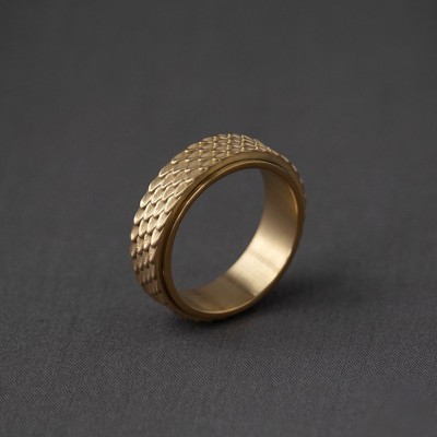Dragon Scale Rotatable Ring