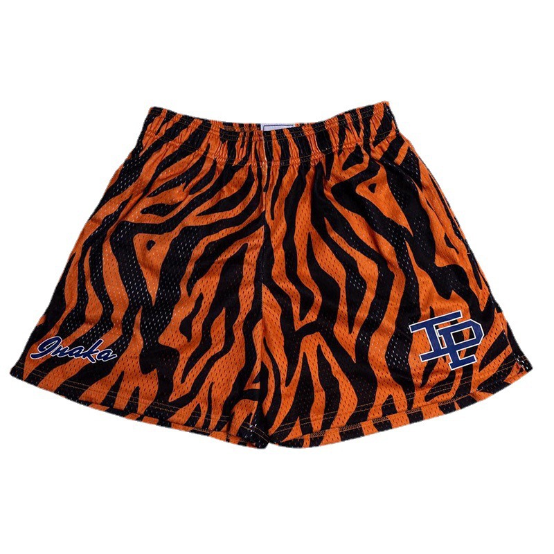 Animal Print Breathable Sports Basketball Shorts