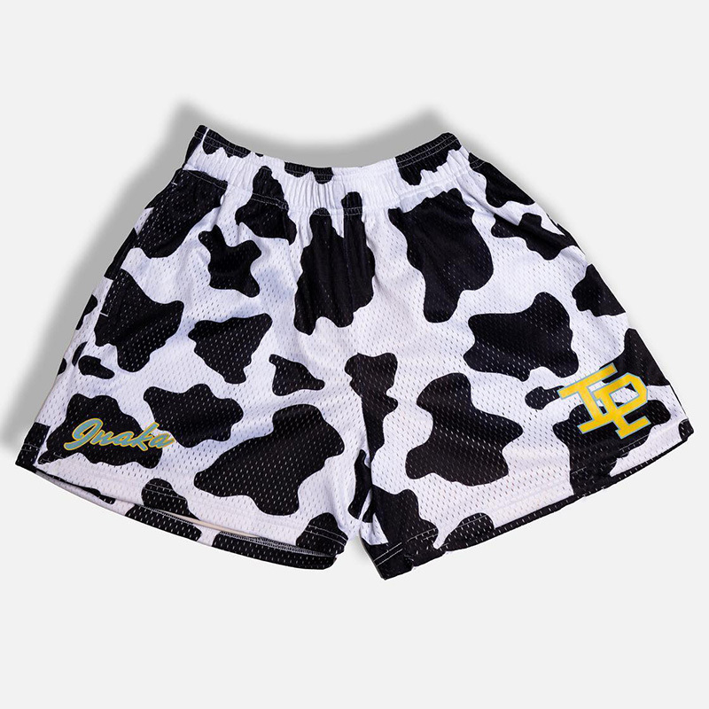 Animal Print Breathable Sports Basketball Shorts