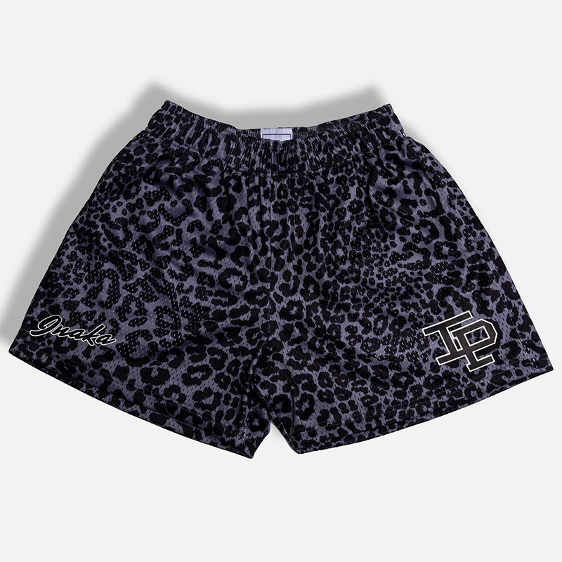 Animal Print Breathable Sports Basketball Shorts