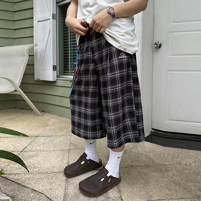 Vintage Scottish Plaid 7-Point Shorts