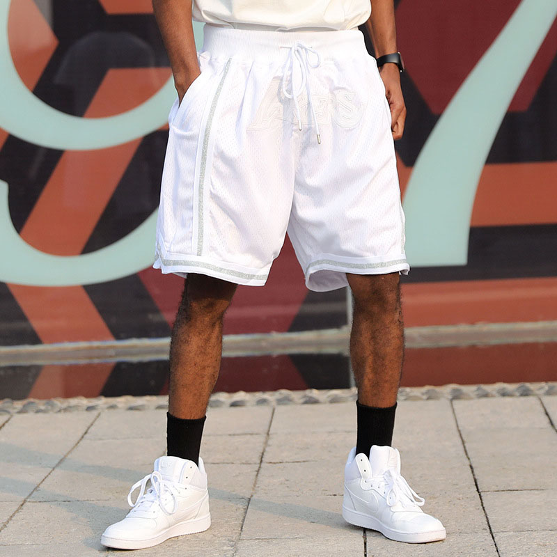 Magic Pocket Embroidered Basketball Shorts