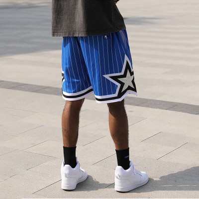 Monogrammed Embroidered Mesh Breathable Basketball Shorts