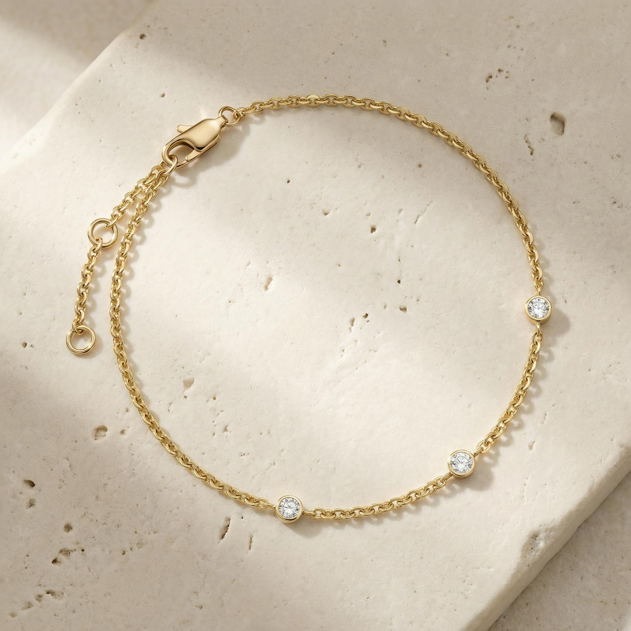 Birthstone Station Bracelet