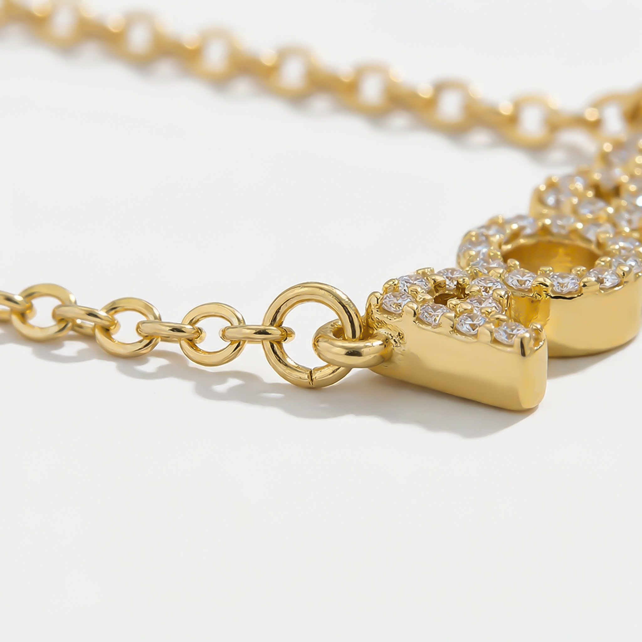 Customized Pavé Nameplate Necklace