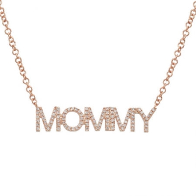 Diamond "Mommy" Necklace
