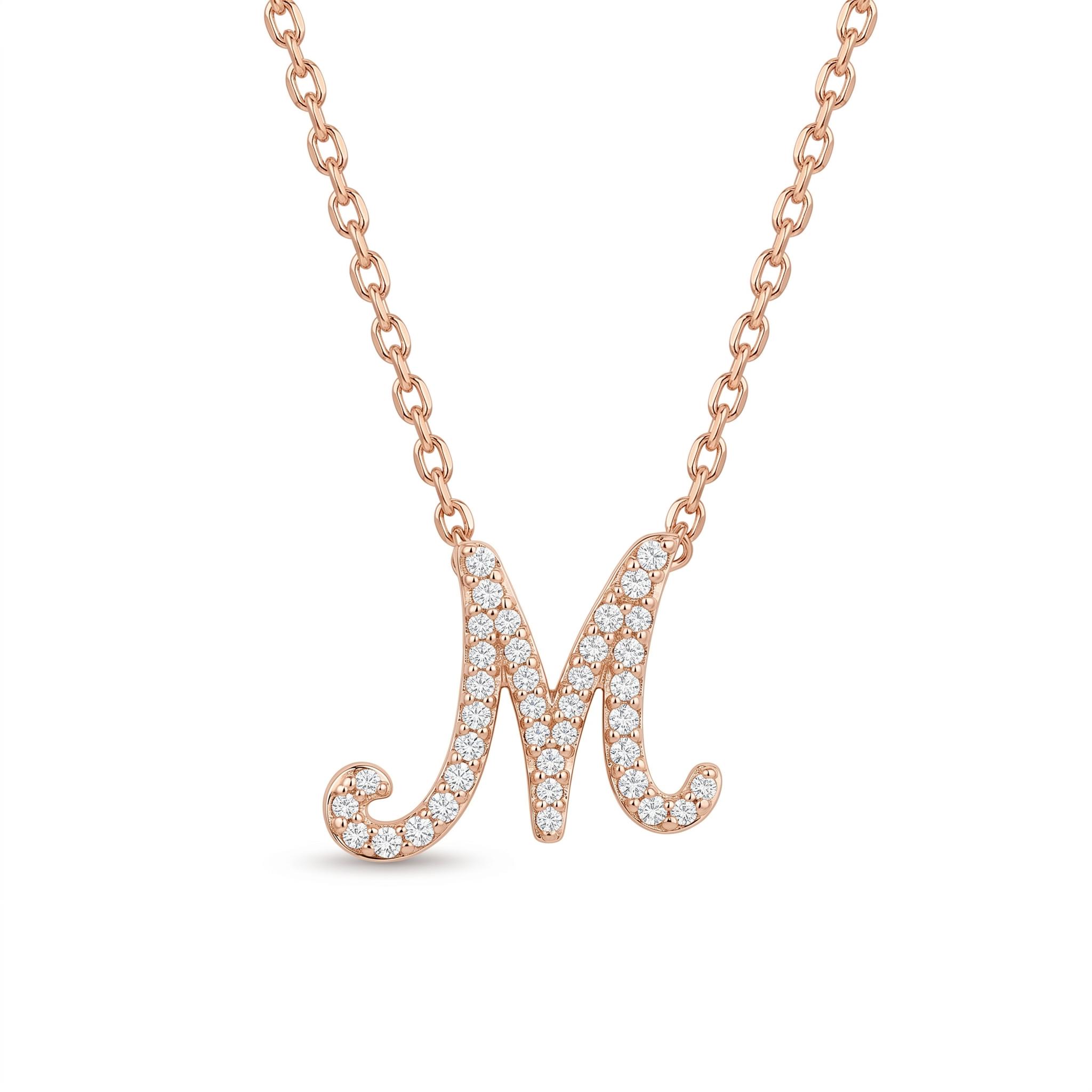 Diamond Initial Necklace