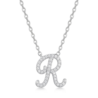 Diamond Initial Necklace