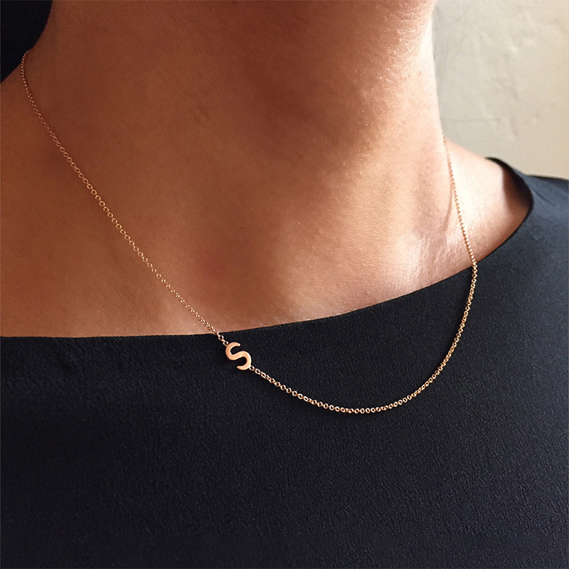 Simple Initial Necklace