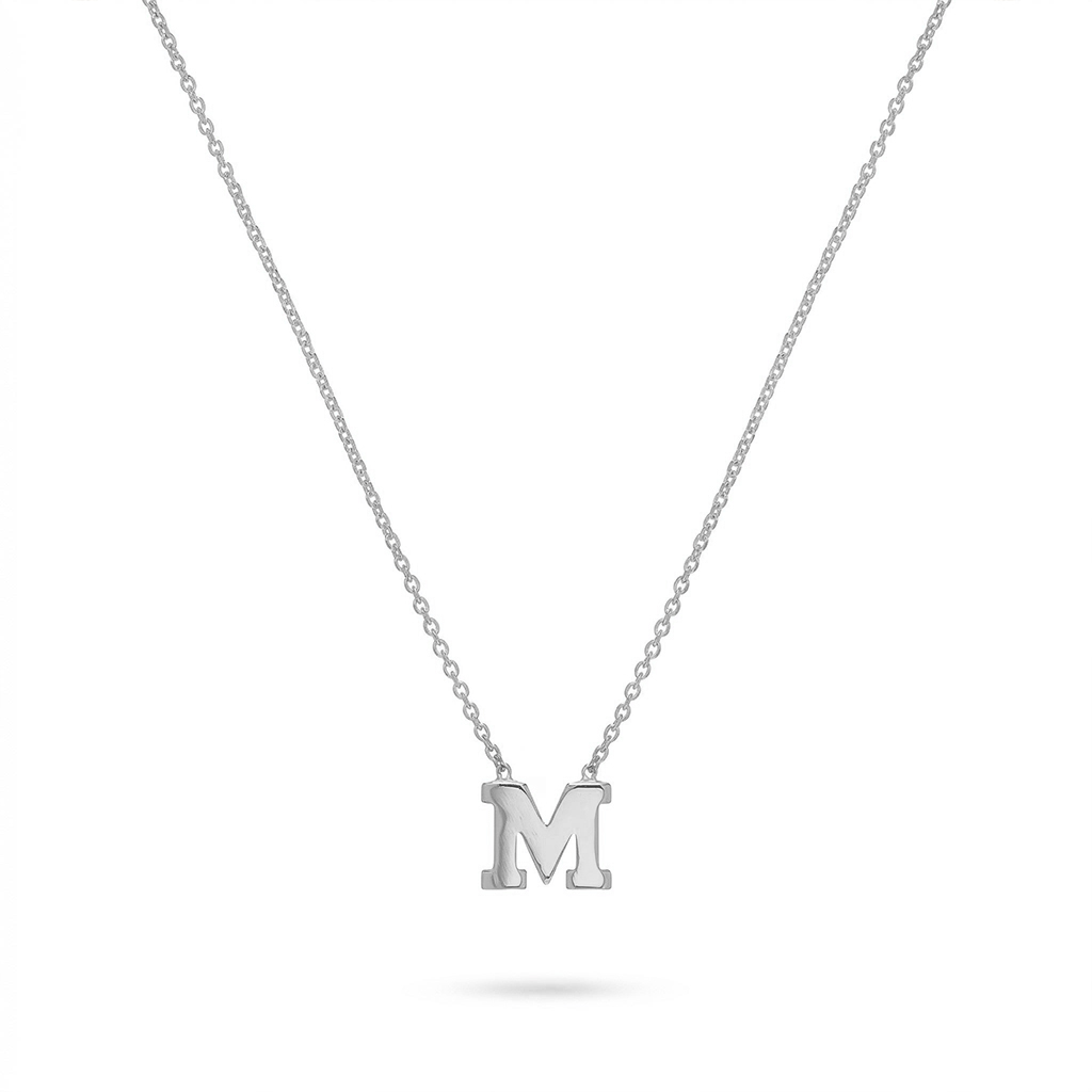18k Gold Initial Necklace