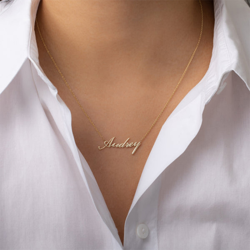 Customized Script Name Necklace