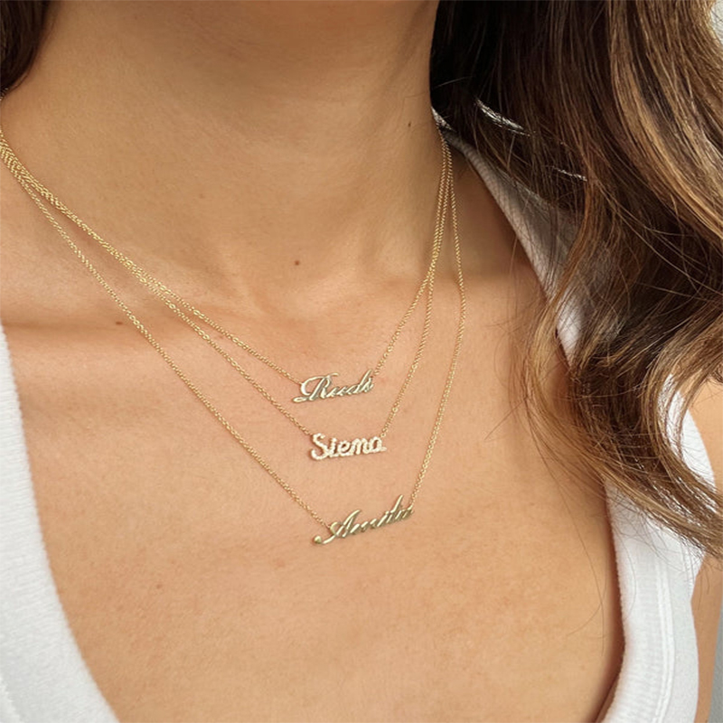 Customized Script Name Necklace