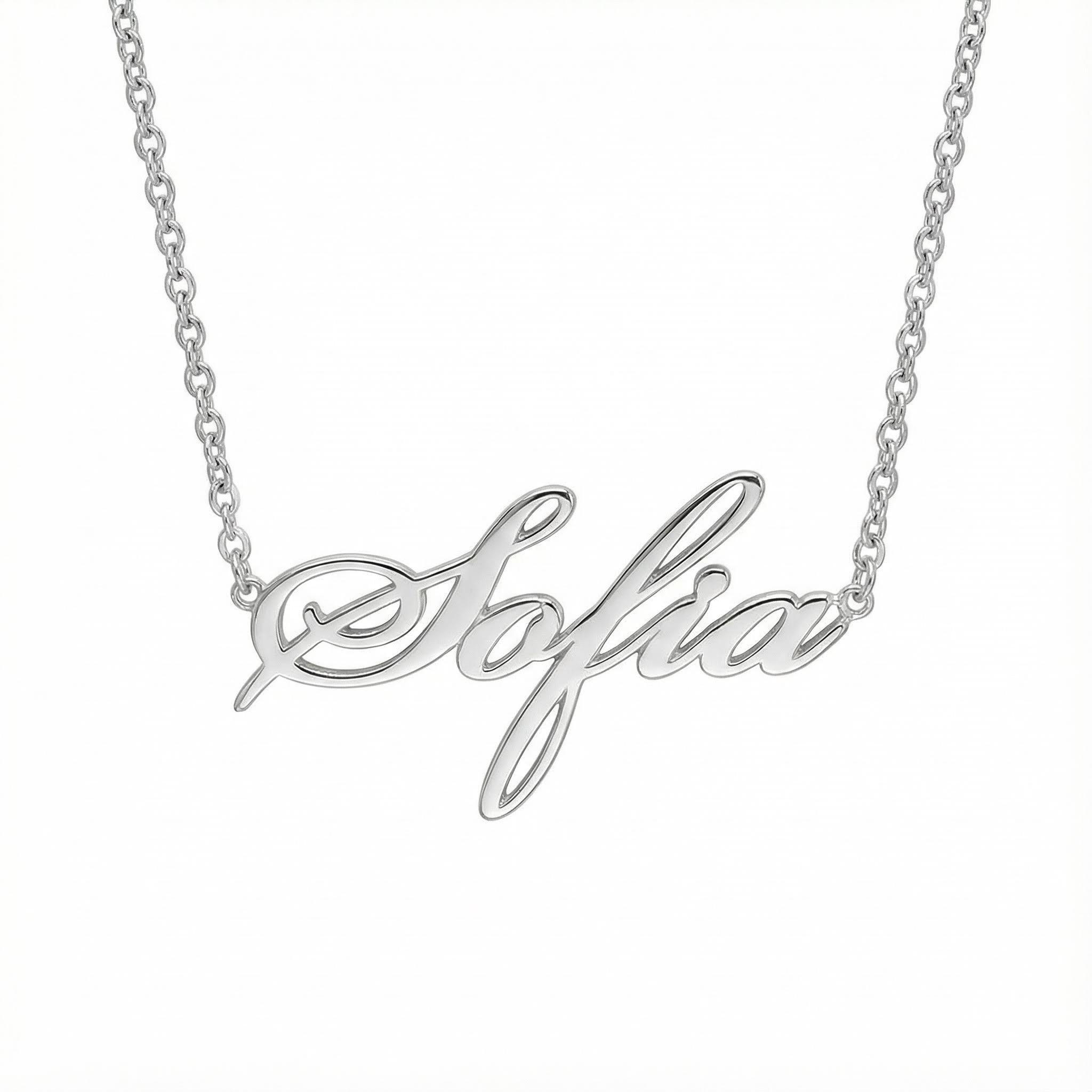 Customized Script Name Necklace Customized Script Name Necklace