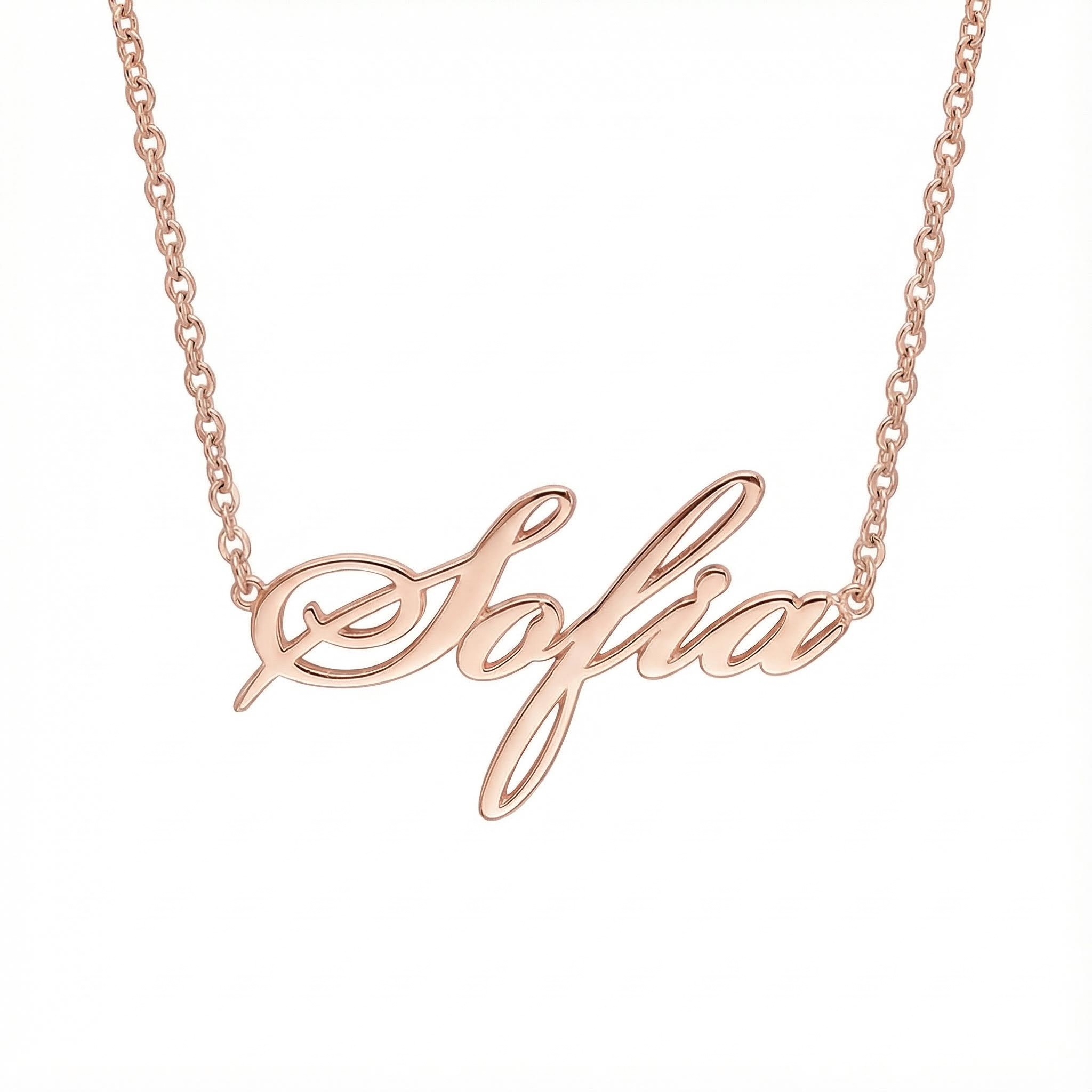 Customized Script Name Necklace Customized Script Name Necklace