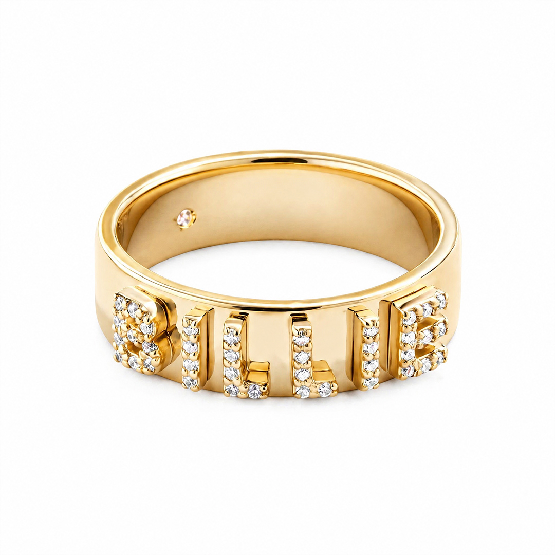 Customized Block Ring