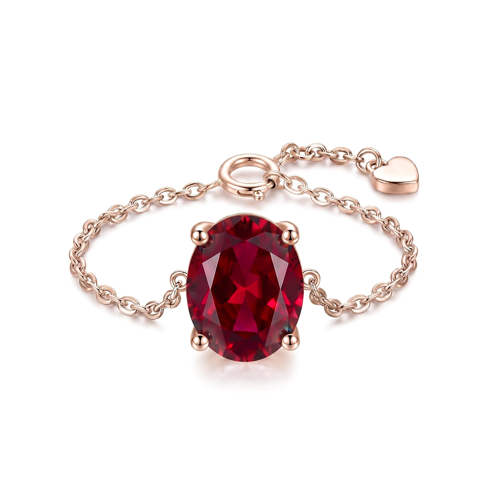 Ruby Chain Ring