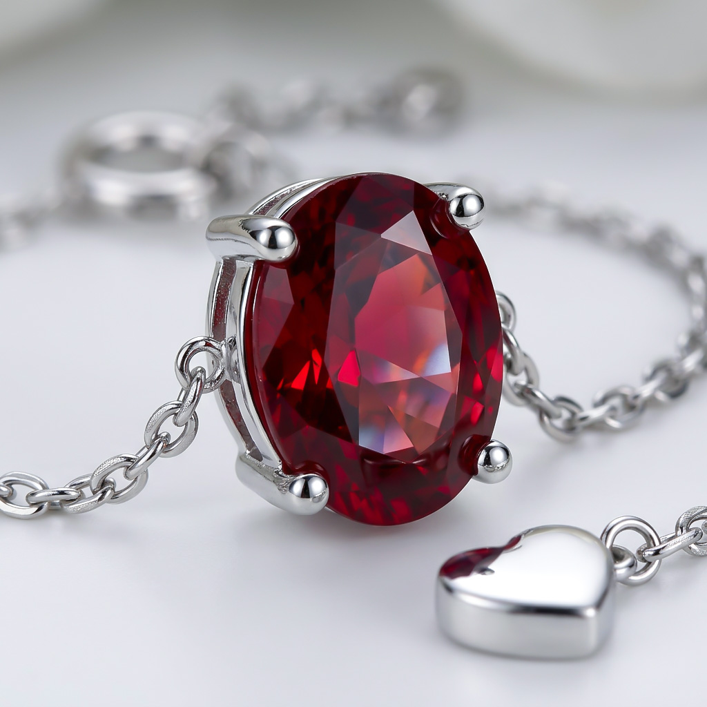 Ruby Chain Ring