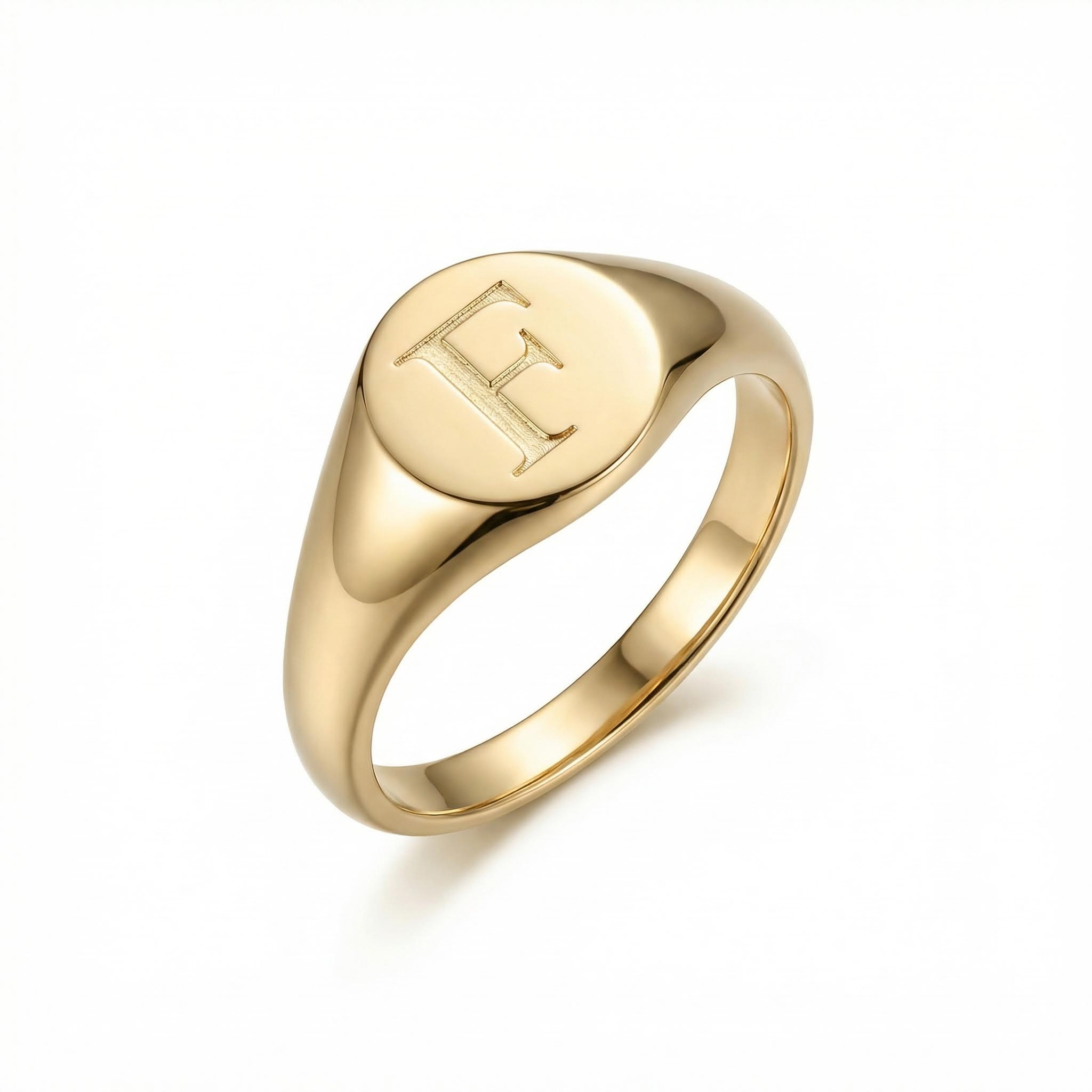 Small Letters Signet Ring