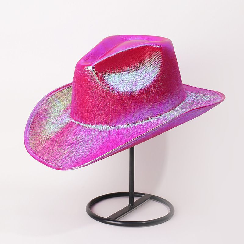 Multicolor Laser Party Cowboy Hat