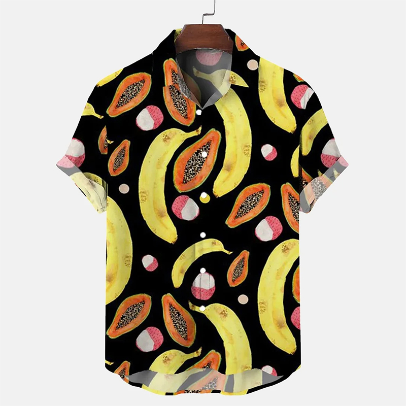 Octopus Print Hawaiian Shirt