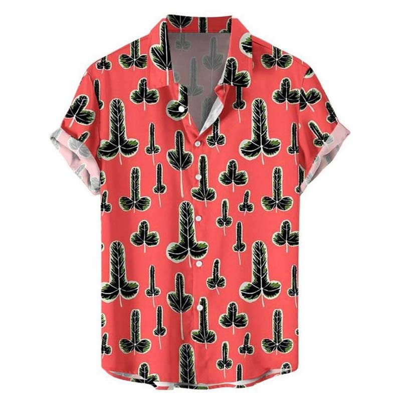 Fun Wing Cock Print Shirt