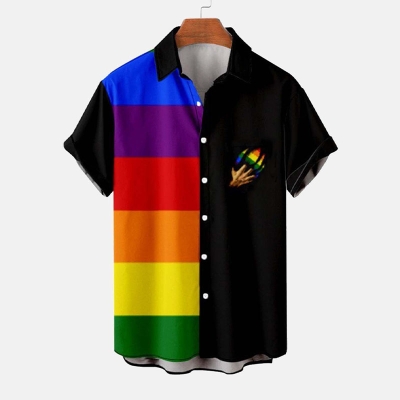 LGBT Gay Rainbow Flag Pride Hawaiian Shirt