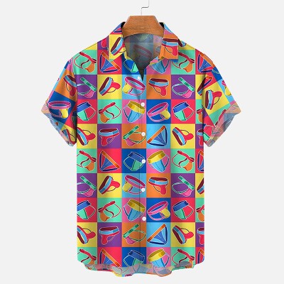 LGBT Gay Pride Rainbow Thong Art Hawaiian Shirt
