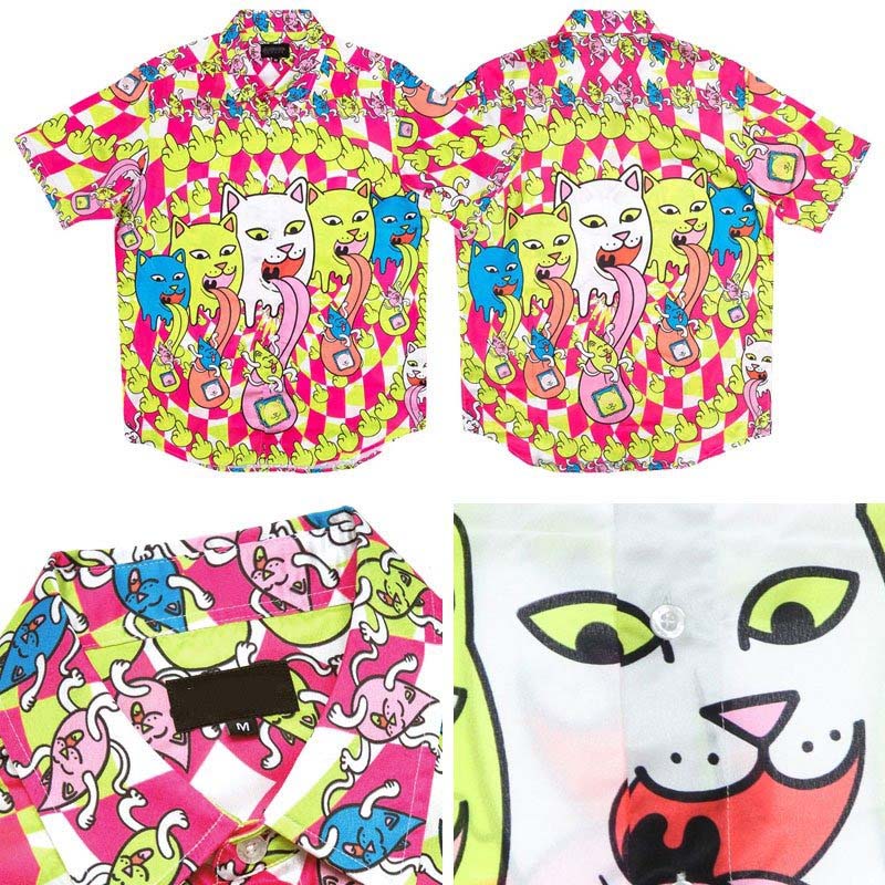 Cat Colorful Vacation Shirt