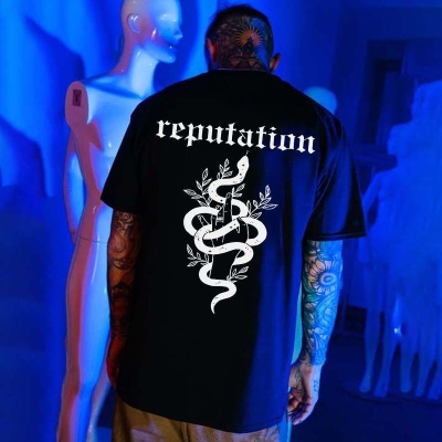 Reputation Snake Print T-shirt
