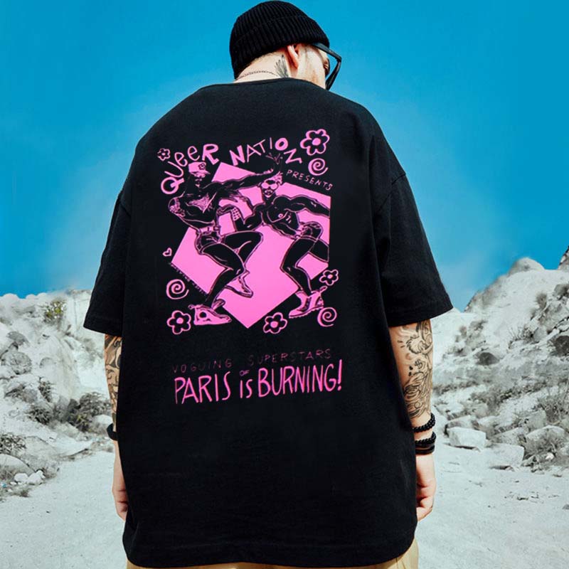 Paris Is Burning Printed T-shirt