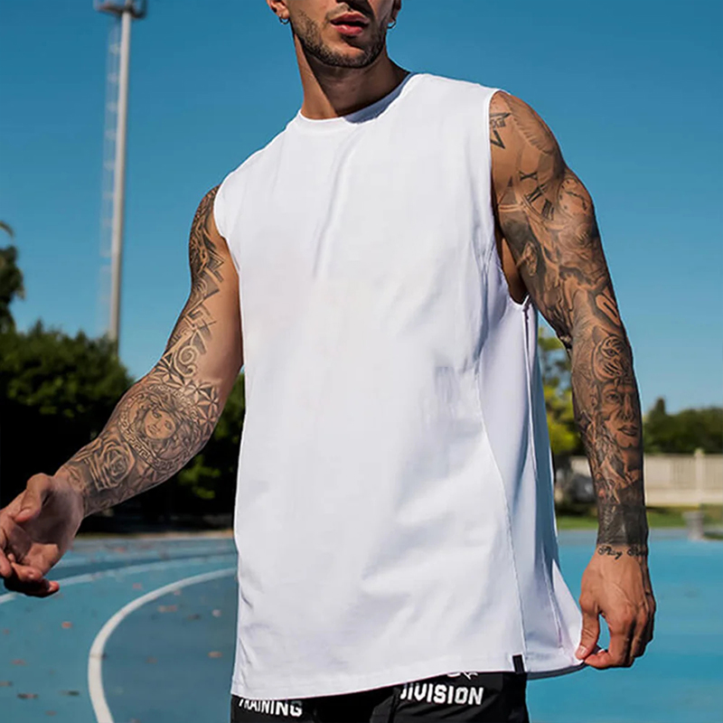 Basketball Printed Sleeveless T-Shirt