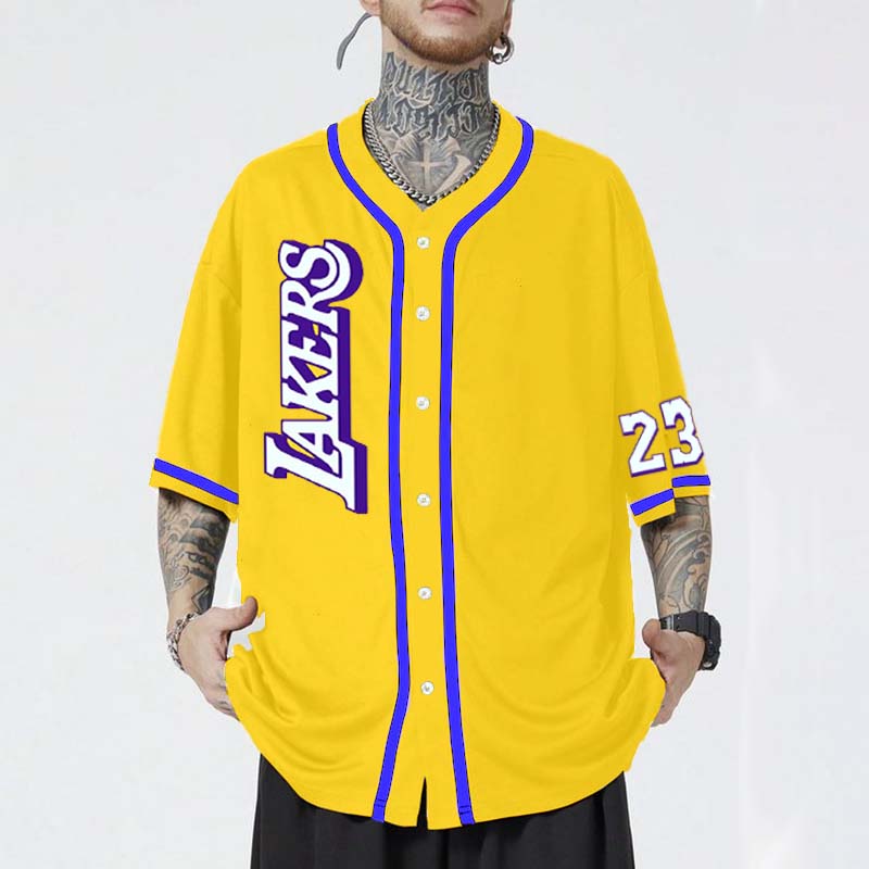 Los Angeles Printed Sports Baseball Jersey