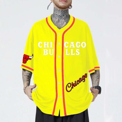 Chicago Printed Sports Baseball Jersey