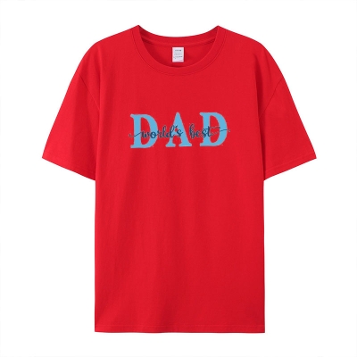 Dad Would's Best Graphic Cotton T-Shirt