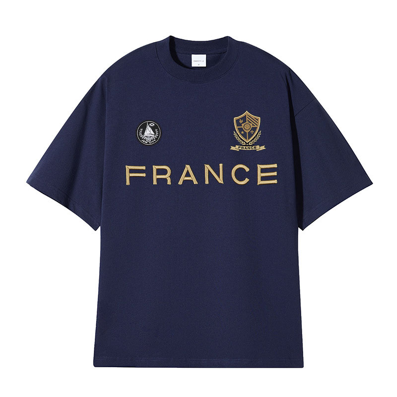 Logo Printed Cotton T-Shirt France