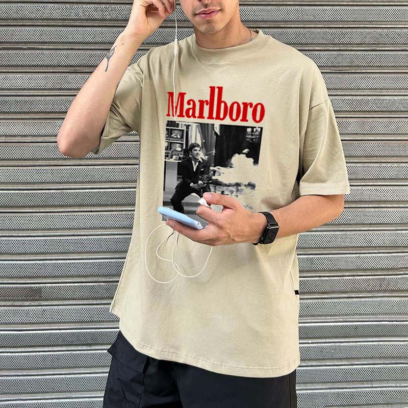 Street Marlboro Print T-Shirt