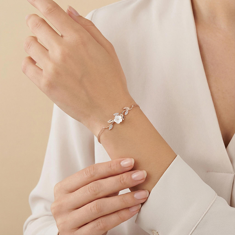 Magnolia Bouquet Bracelet