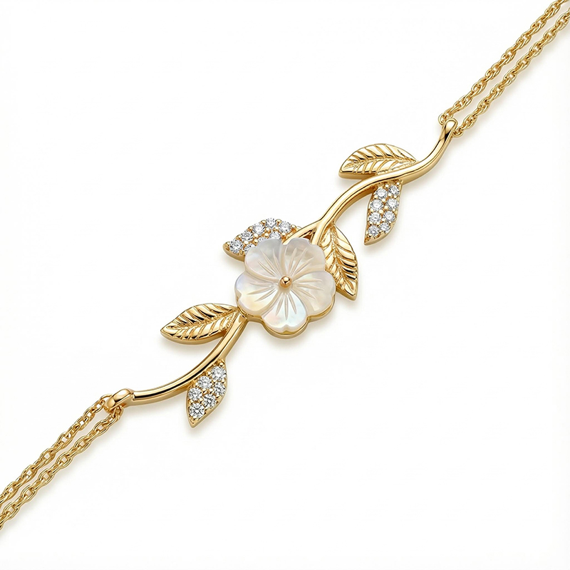 Magnolia Bouquet Bracelet