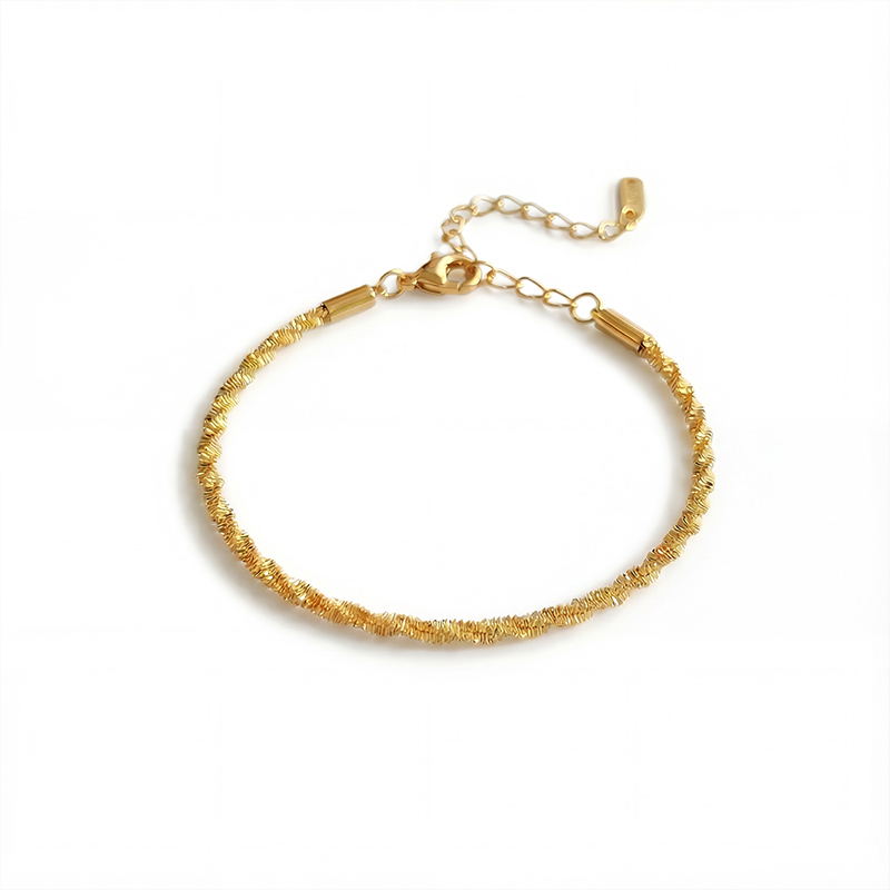 Sparkling Gypsophila Bracelet