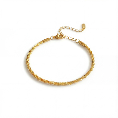 Sparkling Gypsophila Bracelet