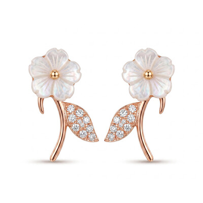 Magnolia Rose Earrings