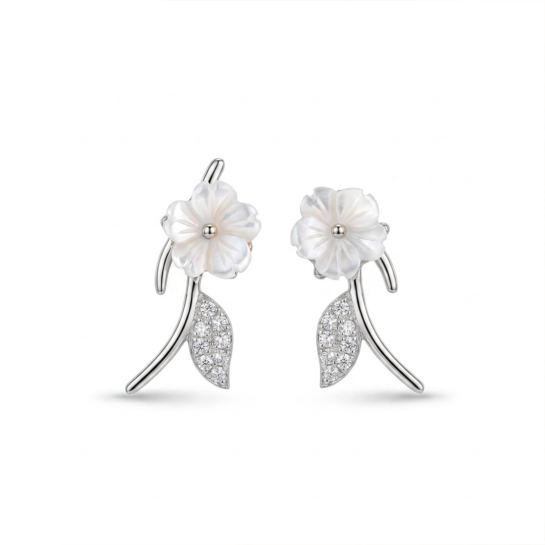 Magnolia Rose Earrings
