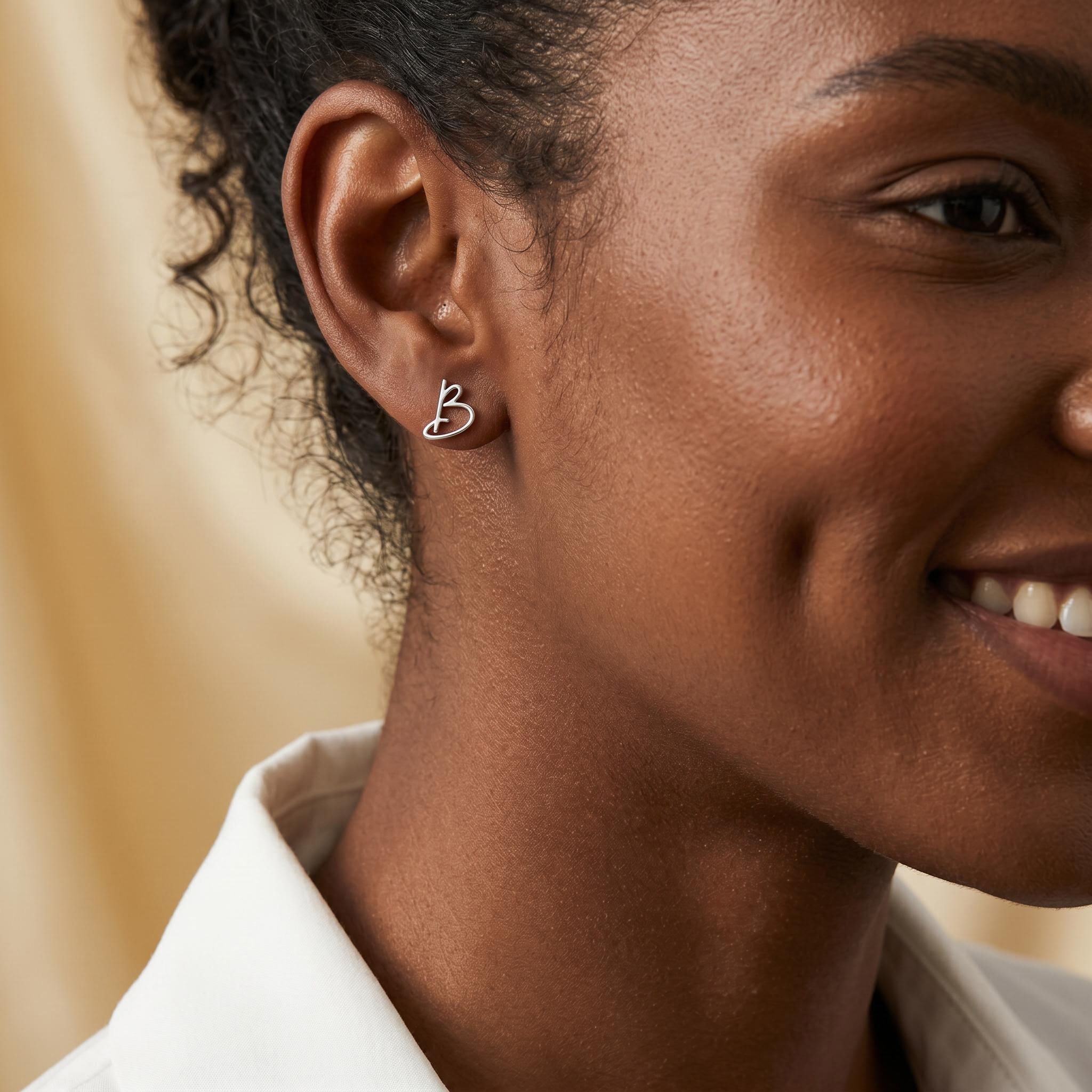Customized Initial Earrings Customized Initial Earrings
