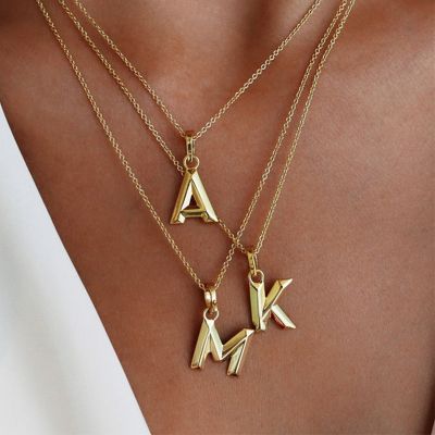 Personalized  Alphabet Charm Necklace