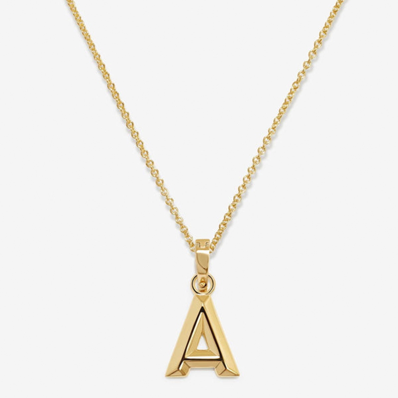 Personalized  Alphabet Charm Necklace