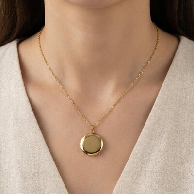 Customized Photo Round Locket Pendant