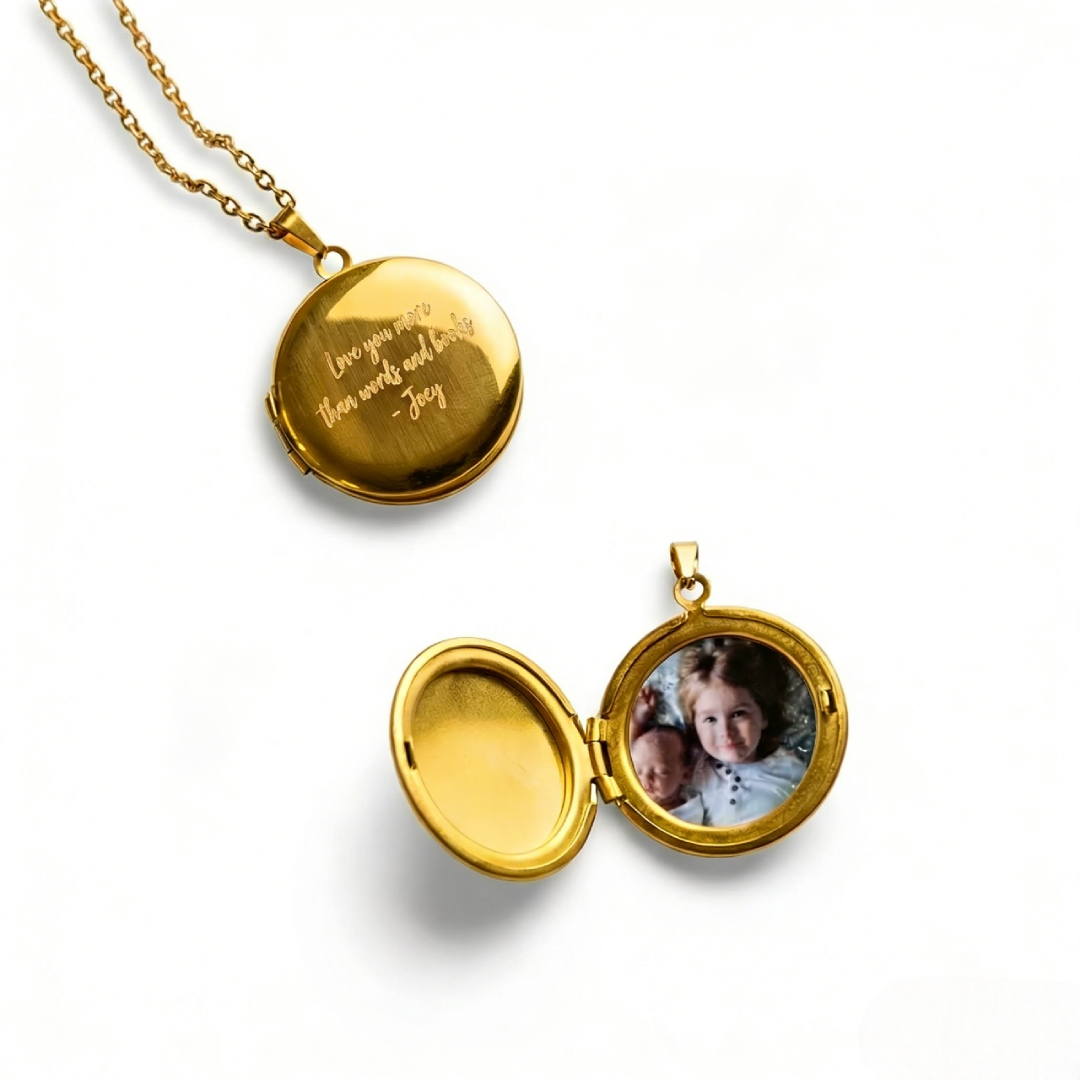 Customized Photo Round Locket Pendant
